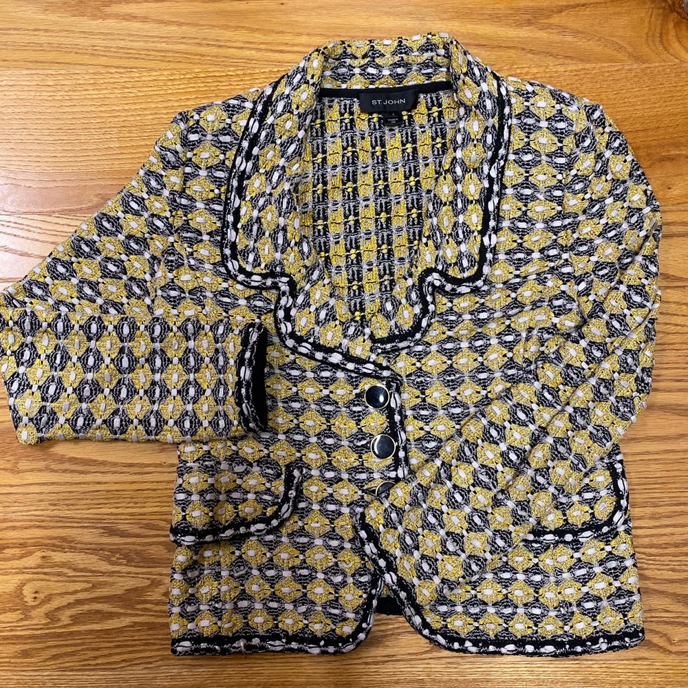 St. John jacket yellow/black